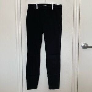 H & M Black Slacks size 8 with zipper on the side